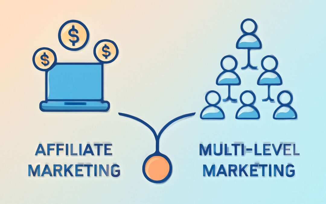 Choosing between growth paths: affiliate marketing vs multi level marketing for beginners?