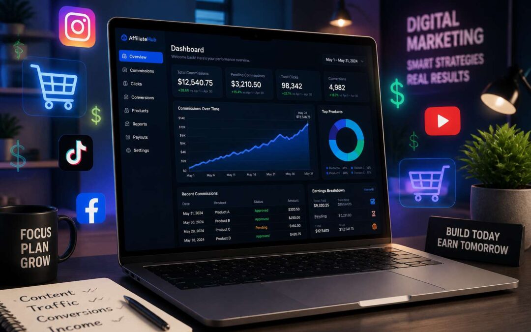 Affiliate marketing digital marketing, optimize your campaigns for higher profits.
